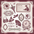 Collection of vintage elements