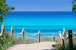 Illetas illetes beachn turquoise Formentera island