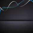 carbon background blue