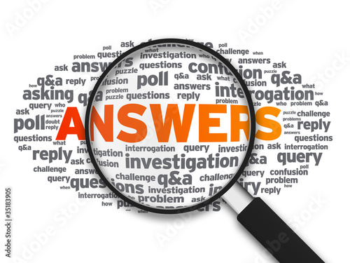 Illustration: Magnifying Glass - Answers Magnifying Glass - Answers
