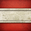 granite stone on red wall