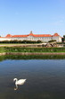Nymphenburg palace and lake in Munich Germany
