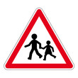 Panneau attention enfants