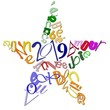 Carte de Voeux 2019 - étoile blanche