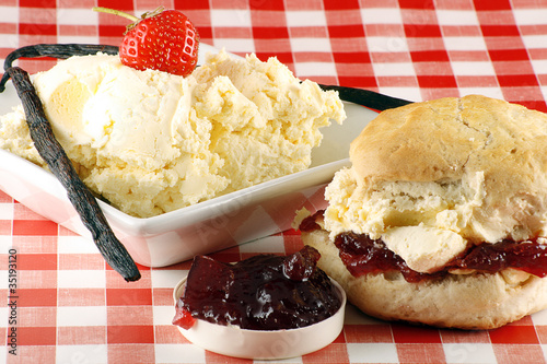 Photo: cream scone cream scone
