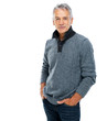 Portrait of handsome senior guy standing