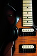 Artisttic shot of a Vintage Guitar