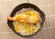 prawn noodles sup with dumpling