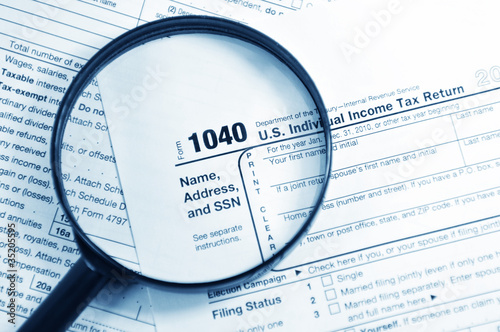 Photo: Tax forms Tax forms