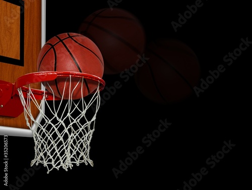 Photo: Basketball score shoot Basketball score shoot