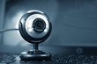 Photo: Webcam and laptop Webcam and laptop