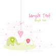 Romantic Love card with copy space