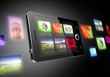 Photos in mobile phones concept