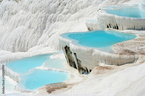 Photo: Pamukkale basins Pamukkale basins