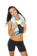 Photo: junge Frau hat Spaß bei workout junge Frau hat Spaß bei workout