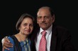 Photo: Mature indian couple, on black background Mature indian couple, on black background