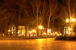 City park at night