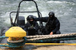Photo: Boarding a ship – soldier. The Marine special forces Boarding a ship – soldier. The Marine special forces