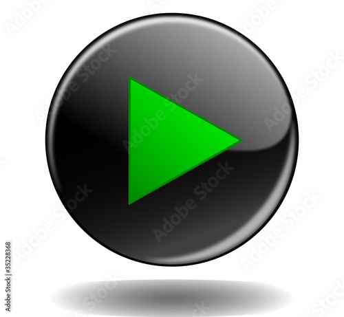 Illustration: PLAY Web Button (key video media player icon watch live music) PLAY Web Button (key video media player icon watch live music)