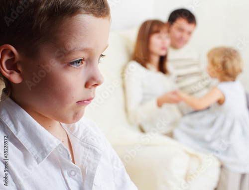 Photo: Children's jealousy Children's jealousy