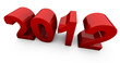 Vœux 2012 chiffre 3d
