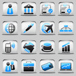 button White_blue Business button White_blue Business