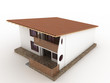 The house with sloping roof №4