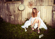 Lonely bride at one with their life problems