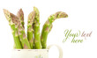 Fresh green asparagus