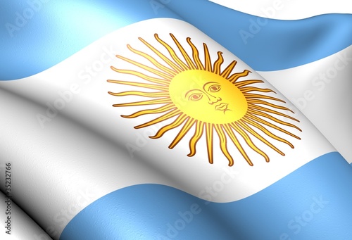 Illustration: Flag of Argentina Flag of Argentina