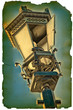 Under old times. Lamp