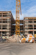 Baustelle mit Kran Baustelle mit Kran