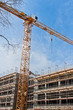 Baustelle mit Kran