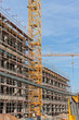 Baustelle mit Kran Baustelle mit Kran