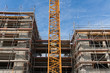 Baustelle mit Kran