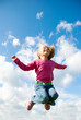 girl jumping