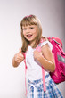 first grader girl