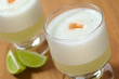 Photo: Peruvian cocktail called Pisco Sour Peruvian cocktail called Pisco Sour