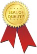 étiquette seal of quality
