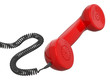 Retro red phone tube
