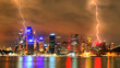 Storm in the city (Sydney)