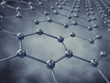 Graphene sheet model , 3d illustration