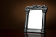 Vintage blank picture frame with clipping path Vintage blank picture frame with clipping path