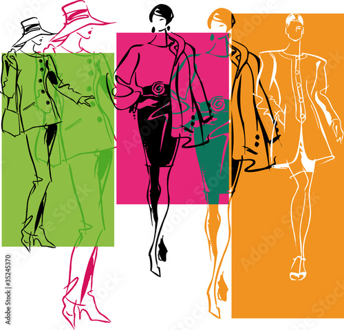 Vector: Fashion Women illustration Fashion Women illustration