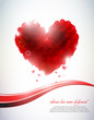 abstract hearts background