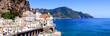 Panoramic photo of Atrani