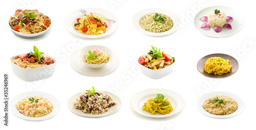 Photo: Collage Pasta e Riso Collage Pasta e Riso