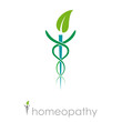 Logo homeopathy, alternative medicine # Vector Logo homeopathy, alternative medicine # Vector