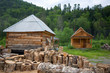 Wooden houses for leisure travelers