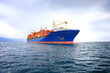 Foto: commercial container ship commercial container ship